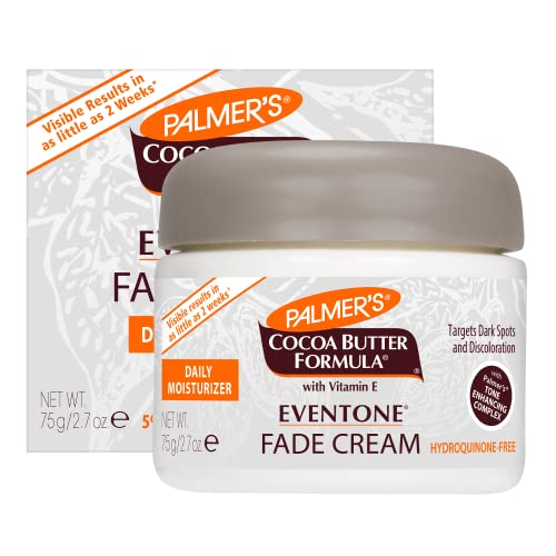 Palmer’s Cocoa Butter Formula Eventone Fade Cream, Anti-Dark Spot Fade Cream with Vitamin E and Niacinamide, Helps Reduce Dark Spots & Age Spots, 2.7 Ounce