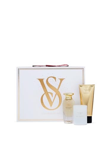 Victoria’s Secret Heavenly 3 Piece Luxe Fragrance Gift Set: 1.7 oz. Eau de Parfum, Travel Lotion, & Candle
