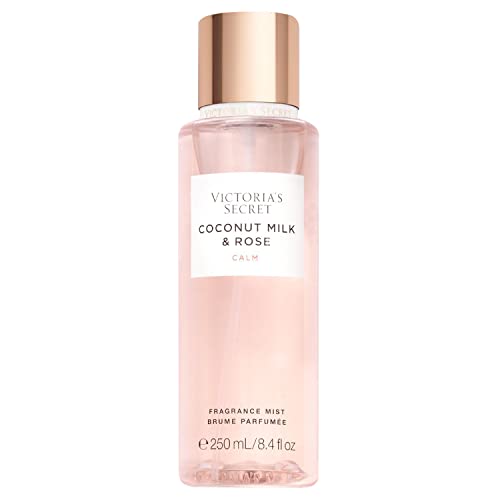Victoria’s Secret Body Mist for Women, Perfume with Notes of Coconut Milk and Rose Body Spray, Feel Calm Fragrance – 250 ml / 8.4 oz