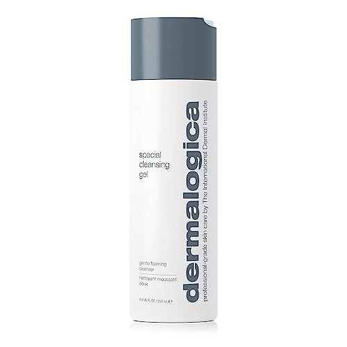 Dermalogica Special Cleansing Gel Gentle-Foaming Face Wash Gel for Women and Men - Leaves Skin Feeling Smooth And Clean, 8.4 Fl Oz