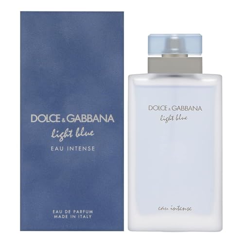 DOLCE & GABBANA Light Blue Eau Intense for Women Eau de Parfum Spray, 3.4 Ounce