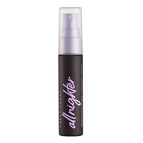 URBAN DECAY All Nighter Long-Lasting Makeup Setting Spray, Travel Size – Award-Winning Makeup Finishing Spray – Lasts Up To 16 Hours – Oil-Free – Non-Drying Formula for All Skin Types – 1.0 fl oz
