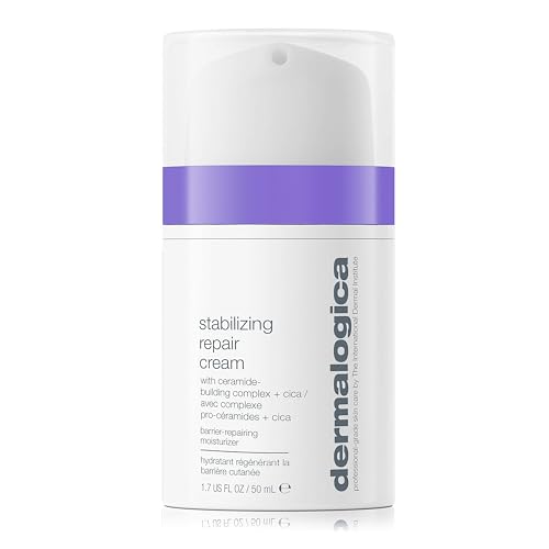 Dermalogica Stabilizing Repair Cream, Face Moisturizer for Sensitive Skin with Cica – Strengthens, Soothes, and Repairs Skin Barrier, 1.7 fl oz