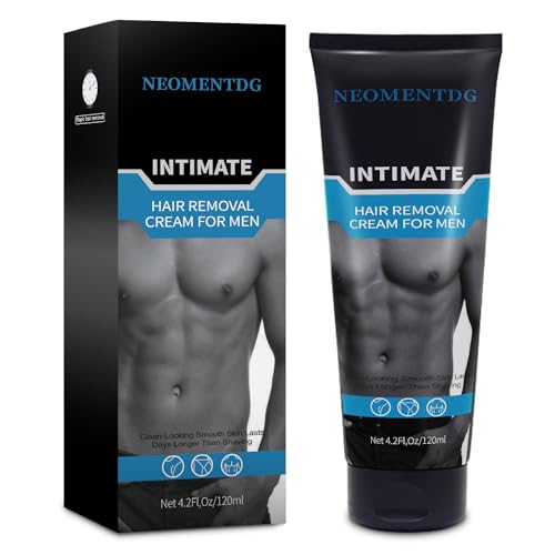 Hair Removal Cream For Men, Intimate/Private Hair Removal Cream for Men – Painless, Flawless, Soothing Depilatory for Unwanted Male Hair In Intimate/Private Area, Suitable For All Skin Types