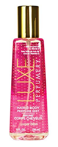 Luxe Perfumery Hair & Body Perfume Mist Sugar Bliss, 8.0 fluid ounce (F98430-15-SG)