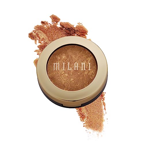 Milani Baked Bronzer – Dolce, Cruelty-Free Shimmer Bronzing Powder to Use For Contour Makeup, Highlighters Makeup, Bronzer Makeup, 0.25 Ounce