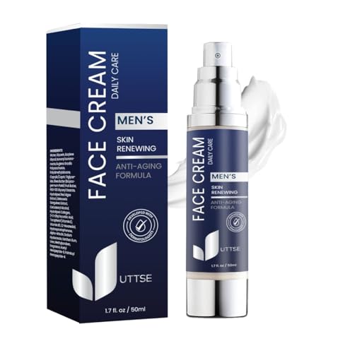 Face Cream for Men: Anti Aging & Wrinkle Cream for Men with Collagen, Hyaluronic Acid, Vitamins E & B, Shea Butter - Dark Spots Remover & Eye Bags Treatment for Men - 1.7 oz.