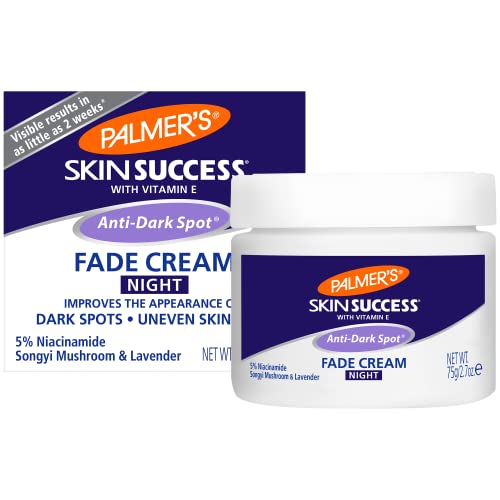 Palmer’s Skin Success Anti-Dark Spot Nighttime Fade Cream with Retinol & Niacinamide, Dark Spot Corrector for Face, Night Moisturizer Helps Reduce Dark Spots, Fine Lines & Wrinkles, 2.7 Ounce