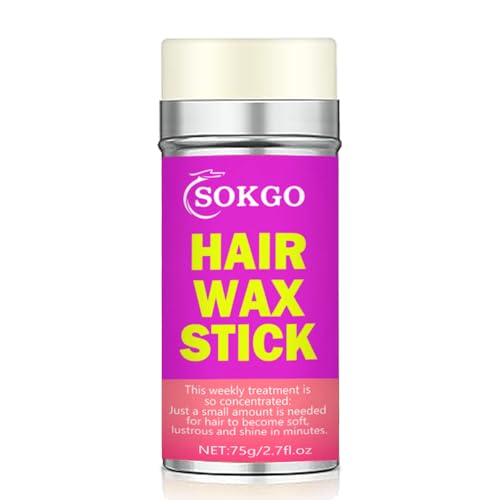 Hair Wax Stick, Hair Wax, Wax Stick for Hair Slick Stick, Hair Wax Stick for Flyaway Hair Wax, Hair Edge Control, Broken Hair Fixing, Curly Hair, Wigs, Non-greasy Styling Wax Cream