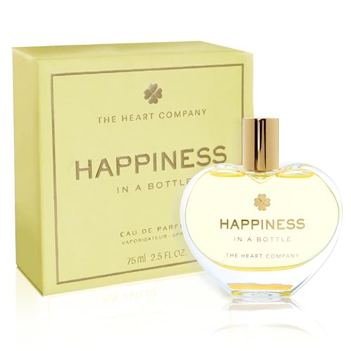 THE HEART COMPANY | Happiness in a bottle | Citrus Perfume for women | Vegan Women's Eau de Parfum | Clean Bergamot Fragrance with Essential Oils 75ml - 2.5 fl oz.