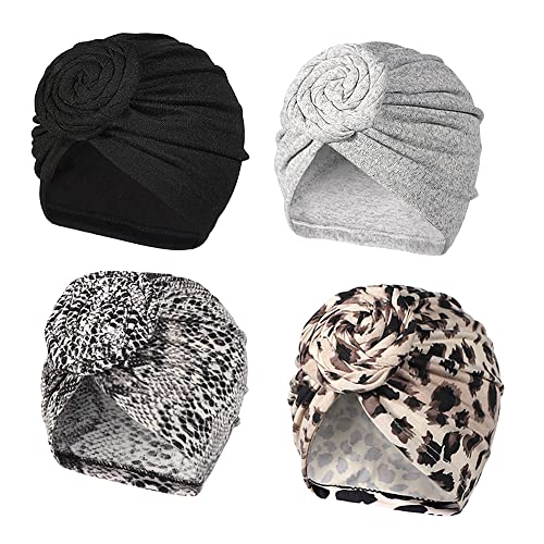 Stretch Turban Hats for Women, Hair Scarf Turban Head Wrap Pre Twist Ultra Soft Extra Elastic and Breathable