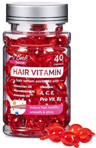 HUSSELL Hair Treatment Serum – No Rinse with Argan Macadamia Avocado Oils – Vitamins A C E Pro B5 – Conditioner for Women & Men