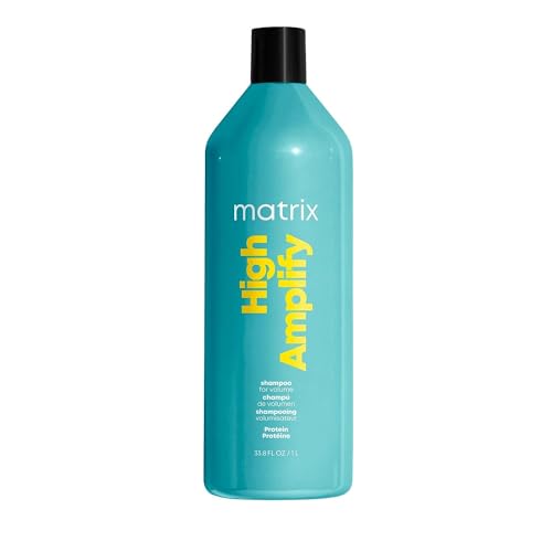 Matrix High Amplify Volumizing Shampoo | Instant Lift & Lasting Volume Silicone-Free Boost Structure in Fine, Limp Hair Salon Professional Packaging May Vary 33.8 Fl. Oz.