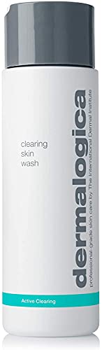 Dermalogica Clearing Skin Wash (8.4 Fl Oz) Anti-Aging Acne Face Wash - Natural Breakout Clearing Foam with Salicylic Acid and Tea Tree Oil