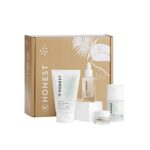 Honest Beauty Skin Barrier Sensitive Skin Kit | Exclusive | Calm & Renew Eye Balm, Calm On Foaming Cleanser, Calm & Porefect Serum, Daily Calm Lightweight Moisturizer | Vegan + Cruelty free