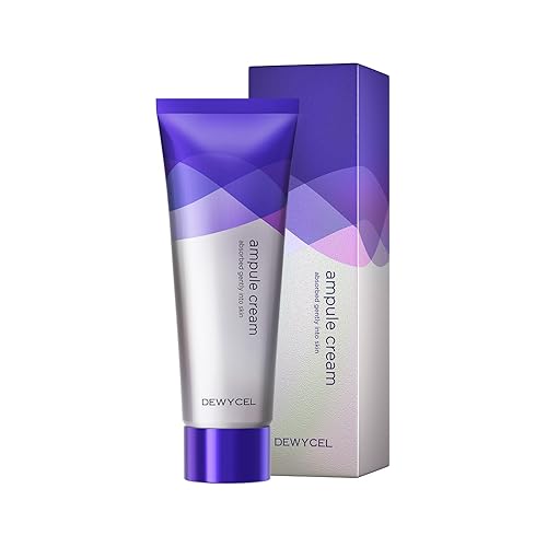 DEWYCEL AMPULE CREAM with Niacinamide, Ceramide NP, Hyaluronic Acid, and Adenosine | Hydrating Cream for All Skin Type, Non-Sticky, for Glowy Skin | Korean Premium Skincare | 2.7 fl oz / 80 ml
