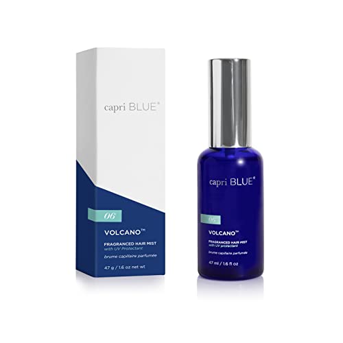 Capri Blue Volcano Fragranced Hair Mist - Hair Care Products for Women or Men - Shine Spray For Hair - Hair Perfume Formulated with Green Tea Extract & Rice Bran Oil (1.6 fl oz)
