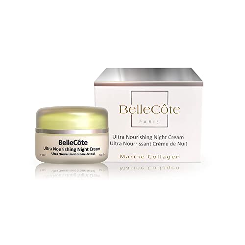 Anti Aging Night Cream with Retinol - Anti Wrinkle Face Cream | Facial Treatment with Marine Collagen for Dull And Dehydrated Skin | Vitamin C+E Complex for Aging Spots & Forehead Lines [ 1.6Oz ]