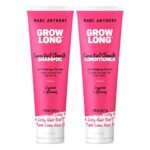 Marc Anthony Shampoo and Conditioner Set, Grow Long Biotin – Anti-Frizz Deep Conditioner For Split Ends & Breakage – Vitamin E, Caffeine & Ginseng for Curly, Dry & Damaged Hair