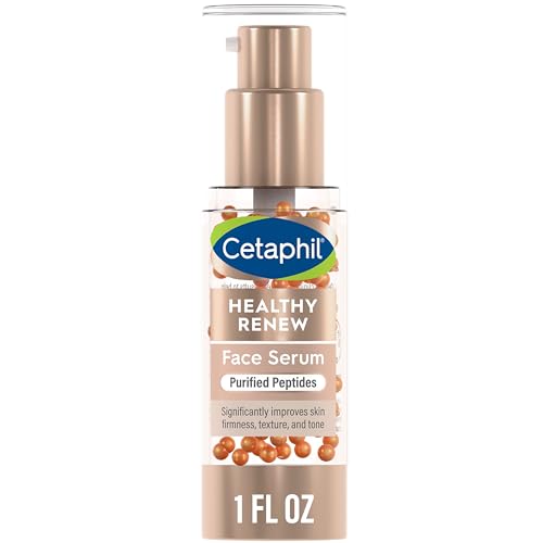 Cetaphil Healthy Renew Anti Aging Face Serum 1 Oz, Retinol Alternative Serum for Face with Niacinamide & Peptides, Skincare for Sensitive Skin with Vitamin B Complex, Fragrance Free