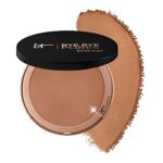 IT Cosmetics Bye Bye Pores Anti-Aging Bronzer, Diffuses Look of Pores + Fine Lines, Sun-Kissed Glow Face Makeup Powder, Oil-Free, Talc-Free, With Hyaluronic Acid – Universal Shade, 0.3 oz