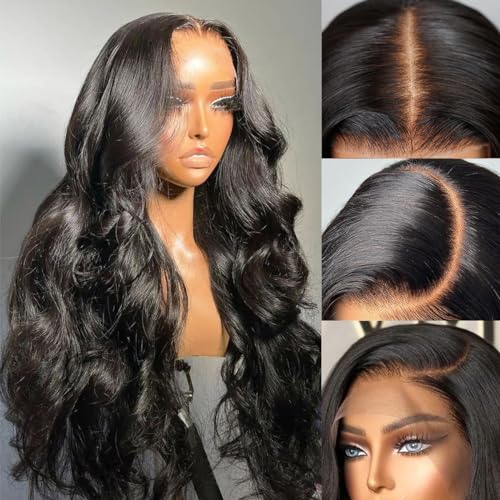 OCTSUN 24″ Body Wave Lace Front Wigs Human Hair Pre Plucked Glueless Wigs Human Hair 180% Density 13×4 HD Lace Body Wave Human Hair Wig Brazilian Human Virgin Hair Lace Frontal Wigs for Women