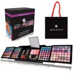 SHANY All In One Harmony Makeup Set – Ultimate Color Combination – Eyeshadows, Blush Powder, Lip-gloss Lipstick, Mini Makeup brushes, Makeup applicators, HOLIDAY GIFT IDEA – New Edition