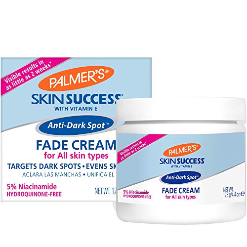 Palmer’s Skin Success Anti-Dark Spot Fade Cream with Vitamin E and Niacinamide, Helps Reduce Dark Spots and Age Spots, Face Cream for All Skin Types, 4.4 Ounce