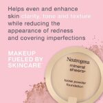 Neutrogena Mineral Sheers Lightweight Loose Powder Makeup Foundation with Vitamins A, C, & E, Sheer to Medium Buildable Coverage, Skin Tone Enhancer, Face Redness Reducer, Natural Ivory 20,.19 oz