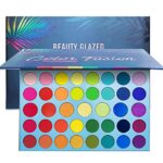 39 Color Rainbow Eyeshadow Palette – Professional Makeup Matte Metallic Shimmer Eye Shadow Palettes – Ultra Pigmented Powder Bright Vibrant Colors Shades Cosmetics Set
