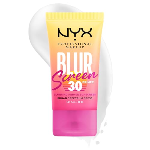 NYX Professional Makeup Blurscreen SPF 30 Primer, Blurring Primer Sunscreen