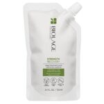Biolage Strength Recovery Deep Treatment Pack | Moisturizing Hair Repair Mask | For Dry, Damaged Hair Types | Deep Conditioning | Cruelty-Free | Infused with Vegan Squalane | 3.4 Fl. Oz