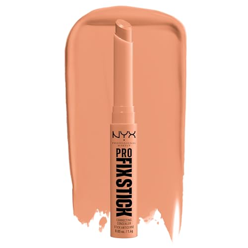 NYX PROFESSIONAL MAKEUP Pro Fix Stick Correcting Concealer, Buildable Medium Coverage Concealer Stick – Dark Peach