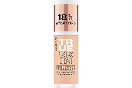 Catrice | True Skin High Cover Concealer (015 | Warm Vanilla) | Waterproof & Lightweight for Soft Matte Look | With Hyaluronic Acid & Lasts Up to 18 Hours | Vegan, Cruelty Free