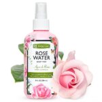 De La Cruz Rose Water Body Mist – Rosewater Spray for Face, Skin and Hair 8 fl oz (1 Bottles)