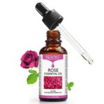 Rose Essential Oil, Face Rose Oil, Moisturizer Rose Oil, Anti Ageing & Anti Wrinkle Serum, Rose oil for Face, Skin Care, 1 oz (30ml)