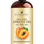 Handcraft Blends Apricot Kernel Oil – 16 Fl Oz – 100% Pure and Natural – Premium Grade Oil for Skin and Hair – Carrier Oil – Hair and Body Oil – Massage Oil – Cold-Pressed and Hexane-Free