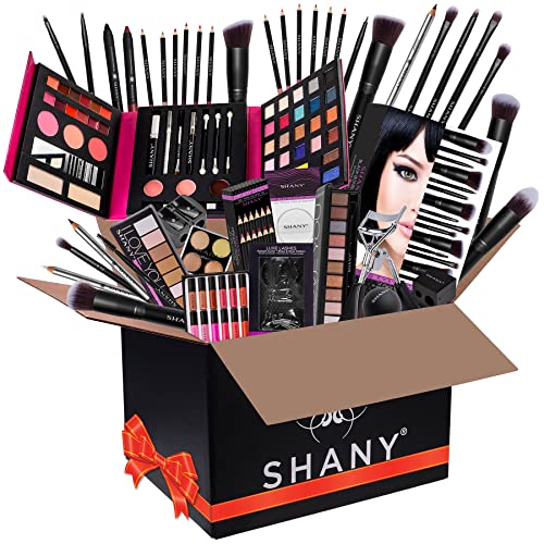 SHANY Cosmetics SHANY Gift Surprise- AMAZON EXCLUSIVE - All in One Makeup Bundle - COLORS & SELECTION VARY MULTI-COLORED, Unscented