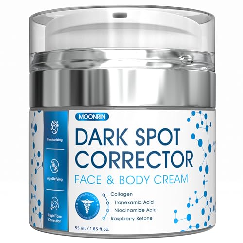 Dark Spot Corrеctor for Face & Body, 1.85 fl oz, 55 ml, Moisturizing Skin Lightеning Cream with Collagen & Niаcinamide Acid, Hуperpigmentation Treatmеnt Legs, Hands, Inner Thighs, & Underarms
