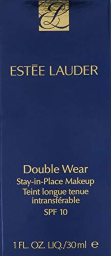 Estee Lauder Double Wear Stay-in-Place Makeup | 24-Hour Wear, Flawless, Natural, Matte Foundation for All Skin Types | Waterproof and SPF 10 | Shade: 3C2 Pebble – Cool / Rosy Undertone | 1 oz