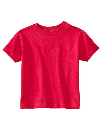 RABBIT SKINS Toddler Jersey T-Shirt, Red, 4T