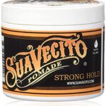 Suavecito Pomade Firme (Strong) Hold 4 Oz, 1 Pack – Strong Hold Hair Pomade For Men – Medium Shine Water Based Flake Free Hair Gel – Easy To Wash Out – All Day Hold For All Hair Styles