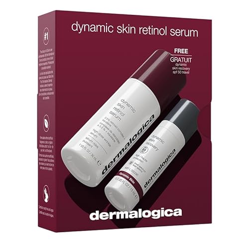 Dermalogica Dynamic Defense Duo, Retinol Face Serum and Moisturizer Skin Care Set – Reduce the Signs of Skin Aging