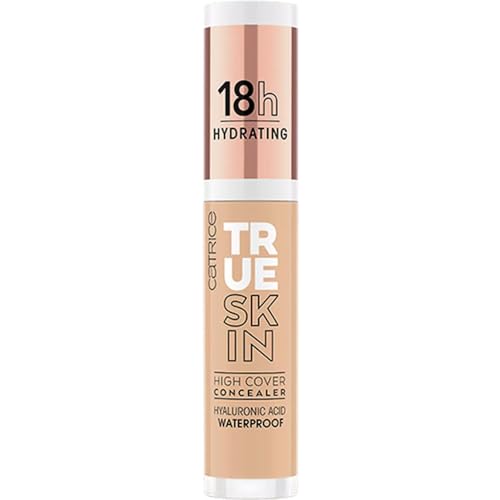 Catrice | True Skin High Cover Concealer (032 | Neutral Biscuit) | Waterproof & Lightweight for Soft Matte Look | With Hyaluronic Acid & Lasts Up to 18 Hours | Vegan, Cruelty Free