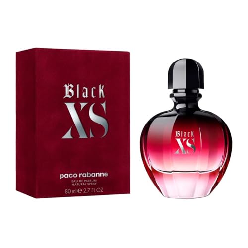 Paco Rabanne Black Xs Fragrance For Women – Floral, Woody, Musk Fragrance – Notes Of Cranberry, Black Violet And Vanilla – Exudes Sophistication – Recommended For Daytime Wear – Edp Spray – 2.7 Oz